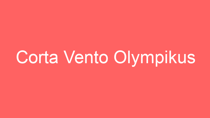 Corta Vento Olympikus