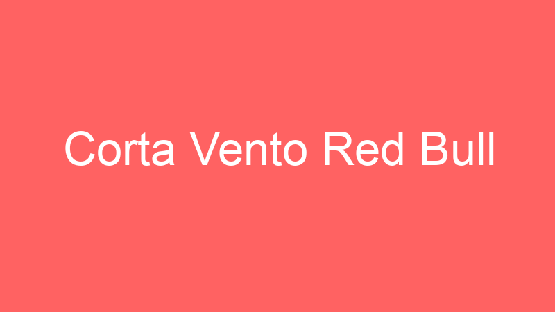Corta Vento Red Bull