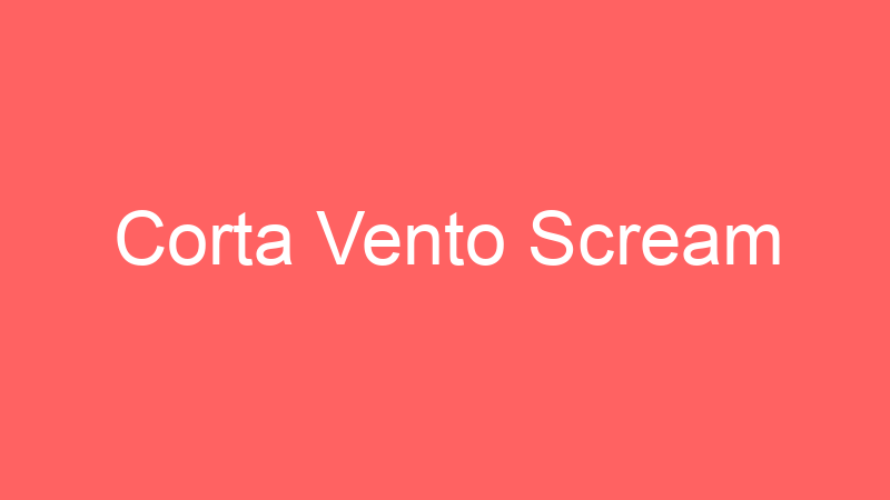 Corta Vento Scream