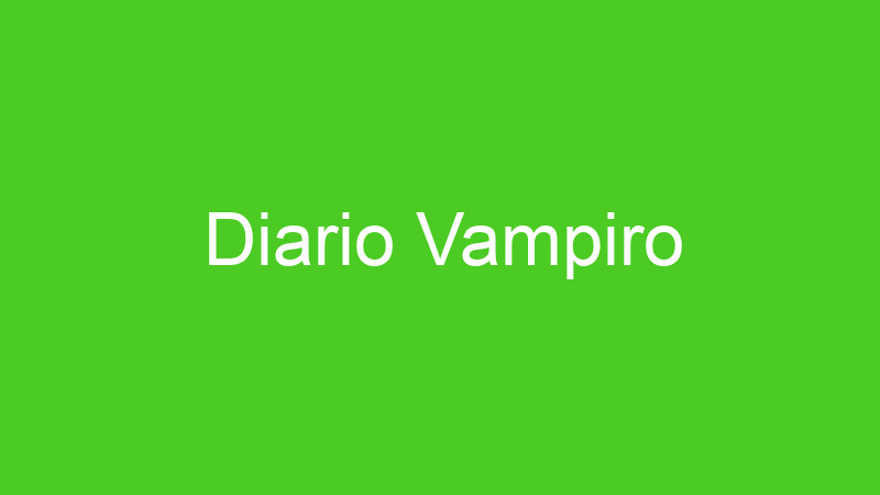 Diario Vampiro