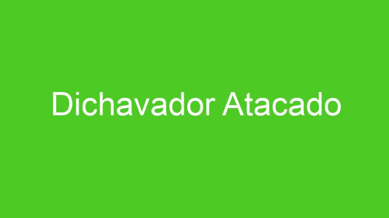 Dichavador Atacado