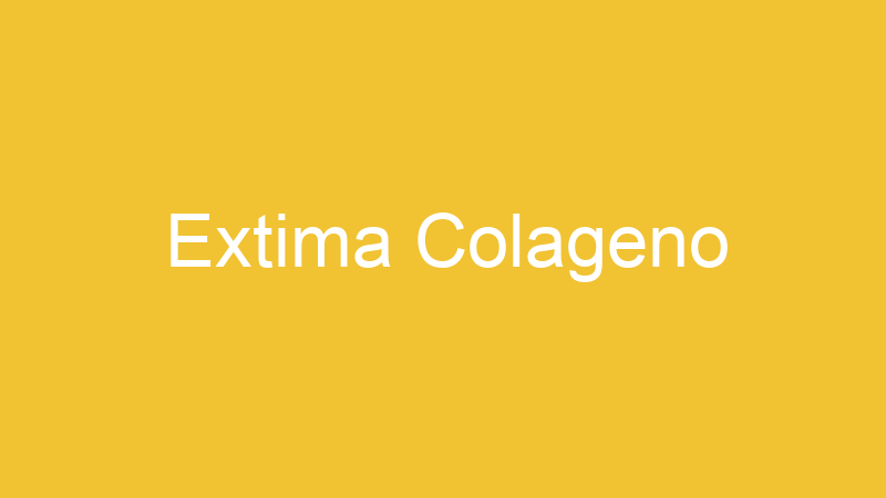 Extima Colageno | Tenho Tudo Sobre