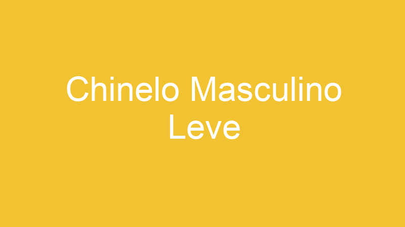 Chinelo Masculino Leve