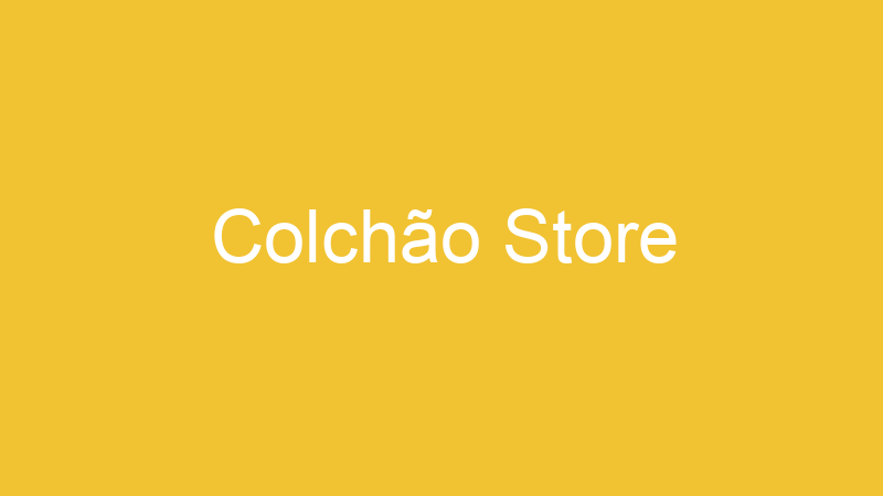 Colchão Store