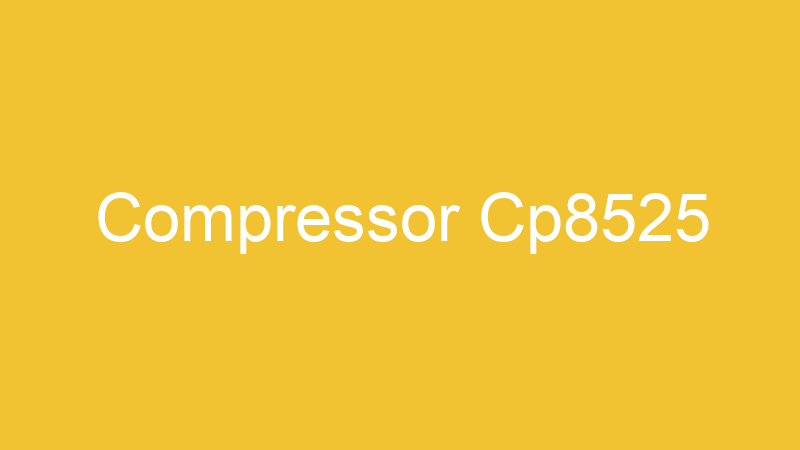 Compressor Cp8525