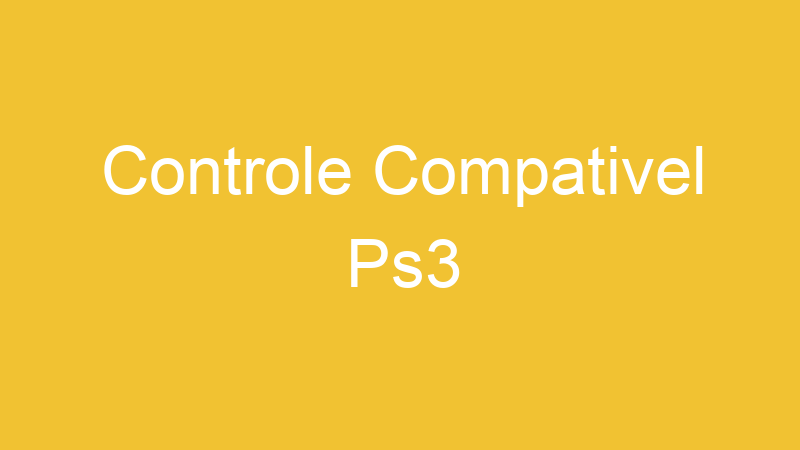 Controle Compativel Ps3