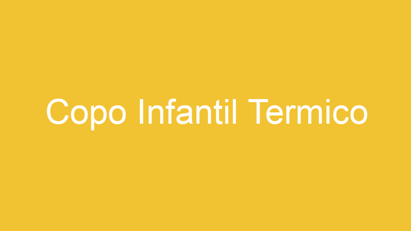 Copo Infantil Termico