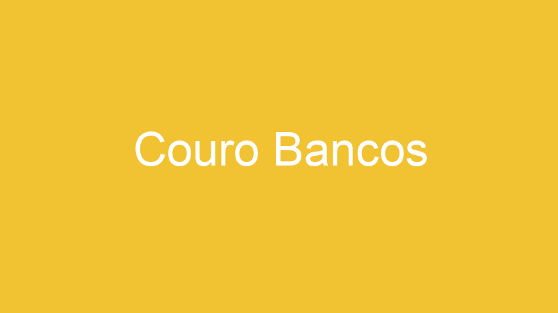 Couro Bancos