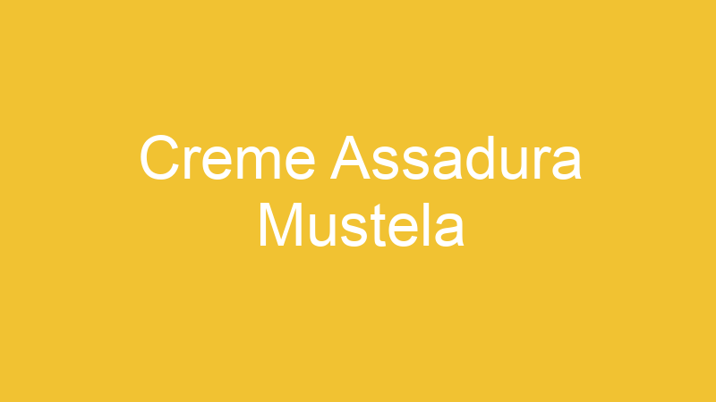 Creme Assadura Mustela