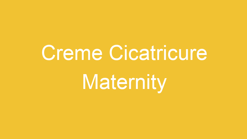 Creme Cicatricure Maternity