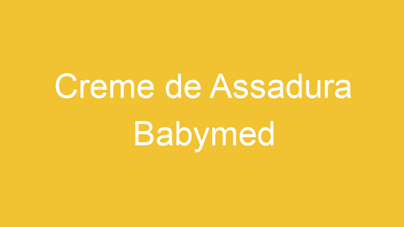Creme de Assadura Babymed