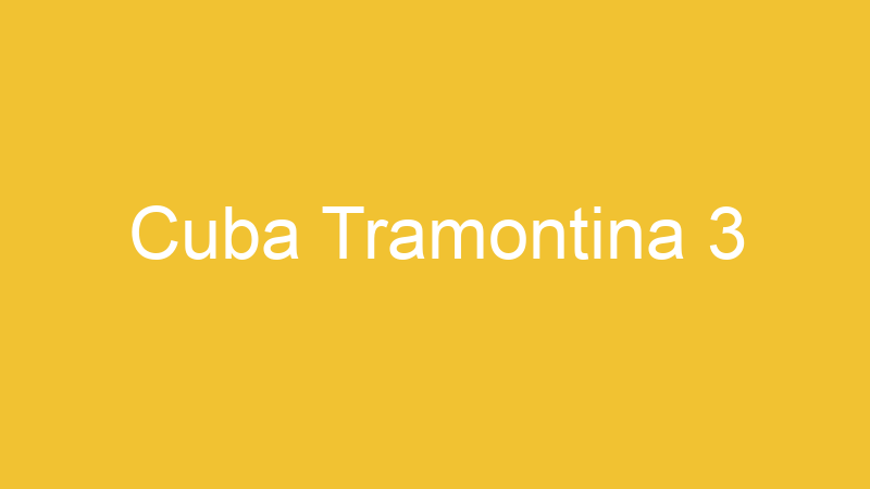 Cuba Tramontina 3