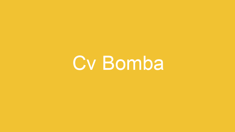 Cv Bomba