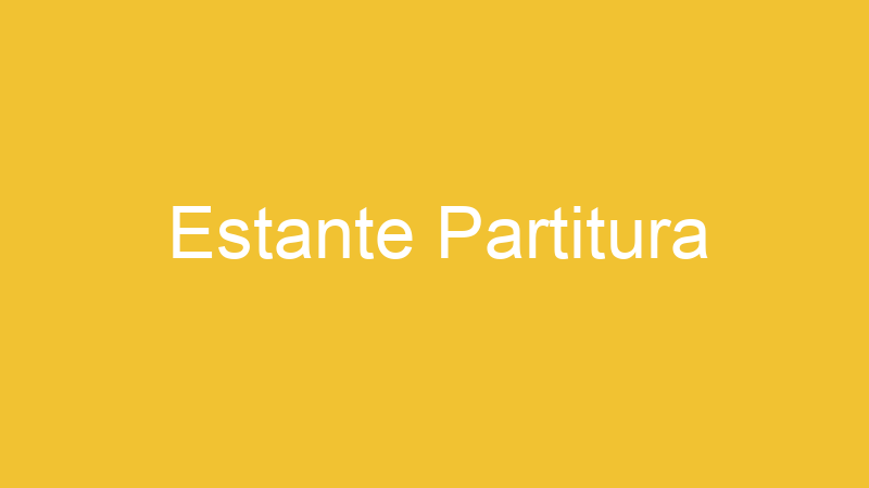 Estante Partitura