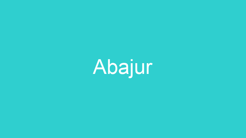 Abajur