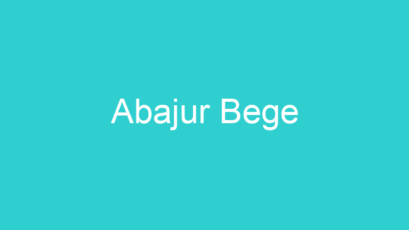 Abajur Bege