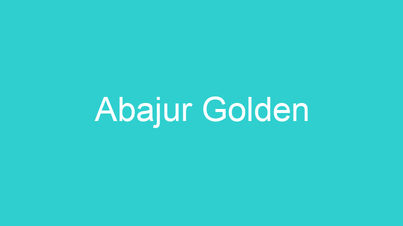Abajur Golden