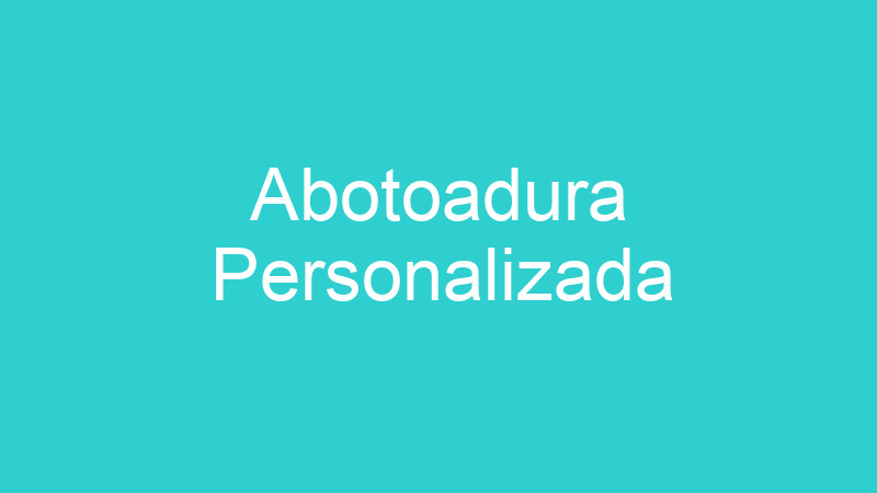 Abotoadura Personalizada
