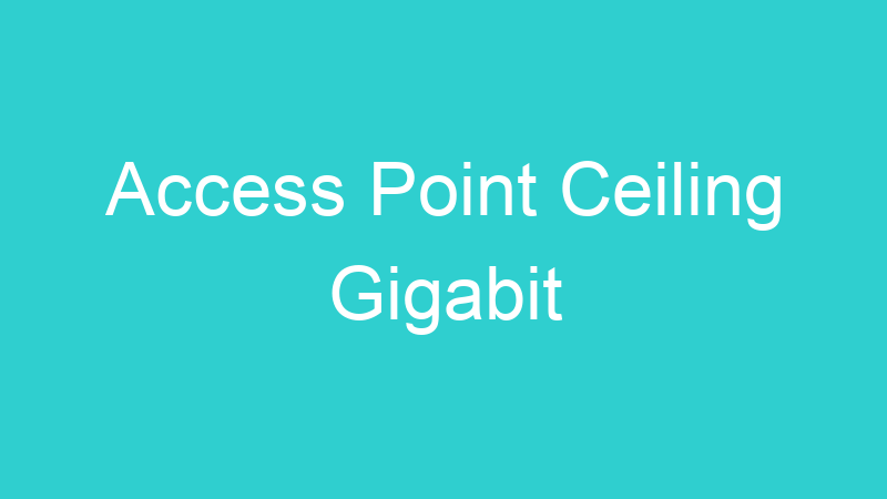 Access Point Ceiling Gigabit