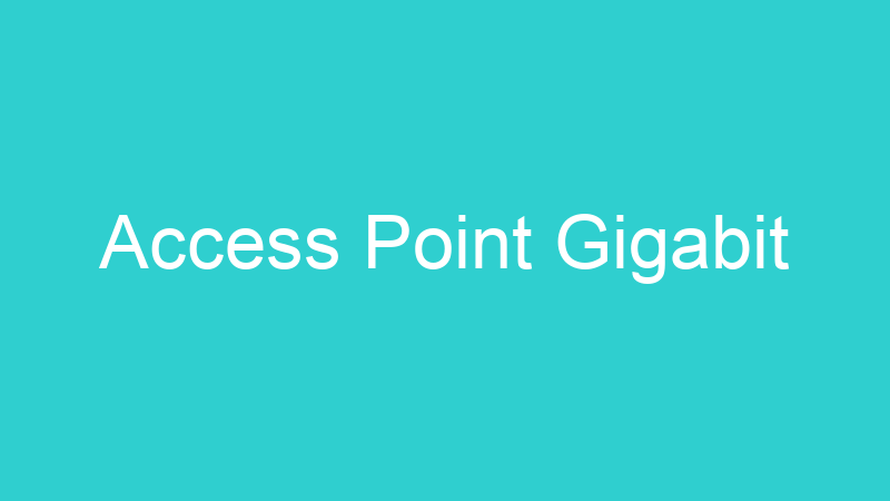 Access Point Gigabit