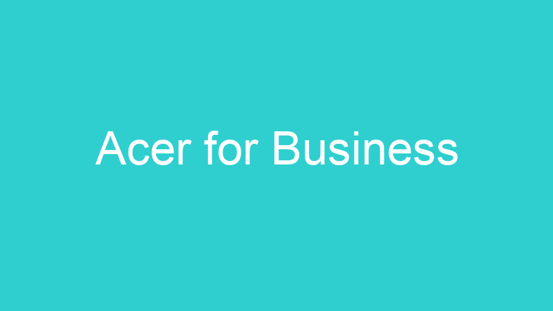 Acer for Business
