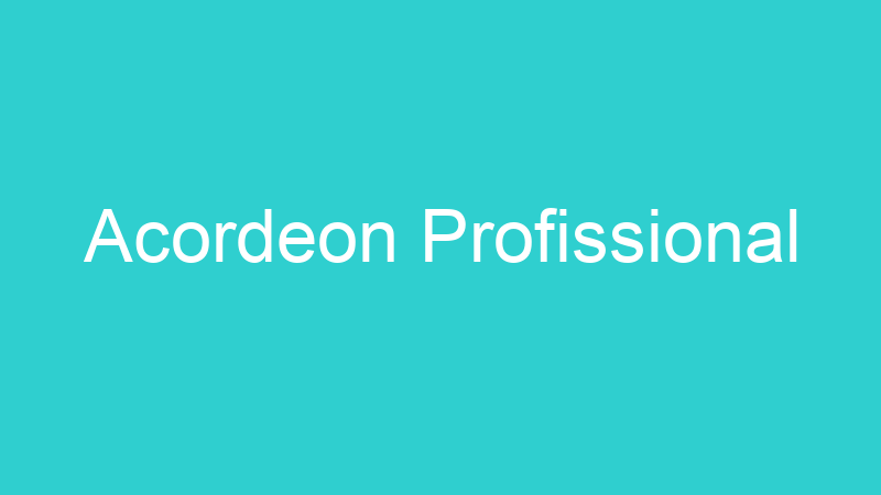 Acordeon Profissional