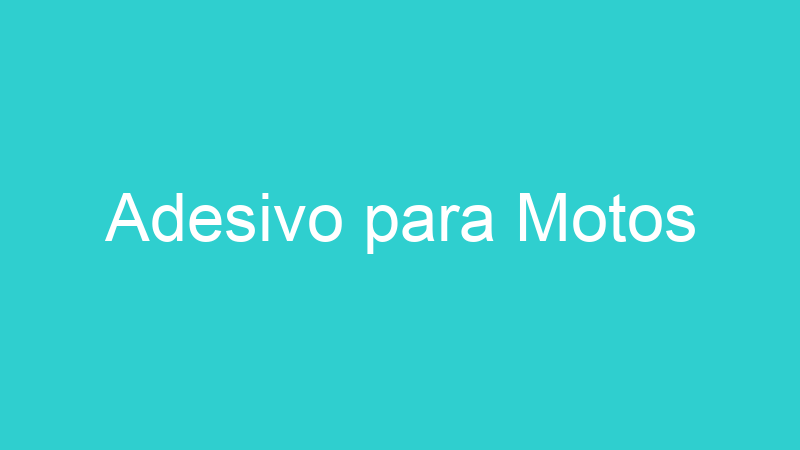 Adesivo para Motos
