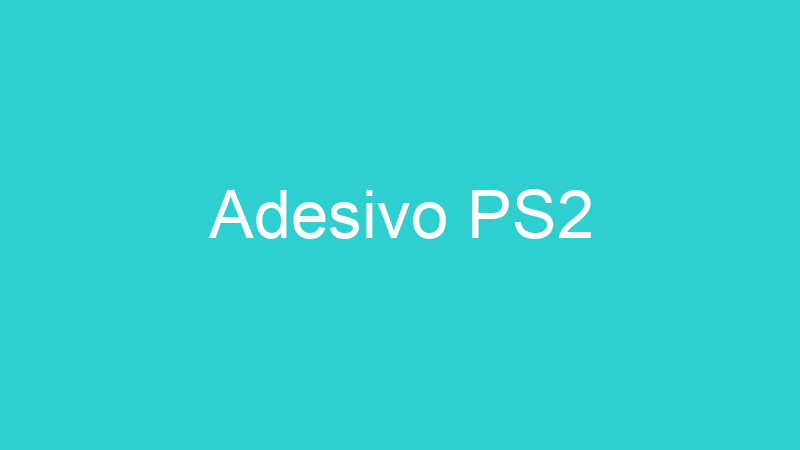 Adesivo PS2