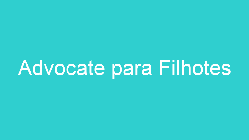 Advocate para Filhotes