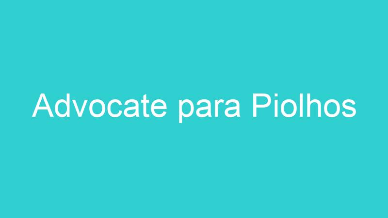 Advocate para Piolhos