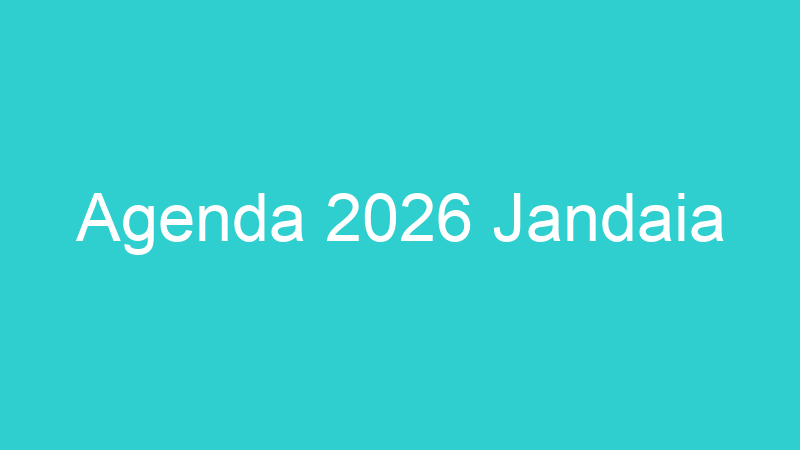 Agenda 2026 Jandaia