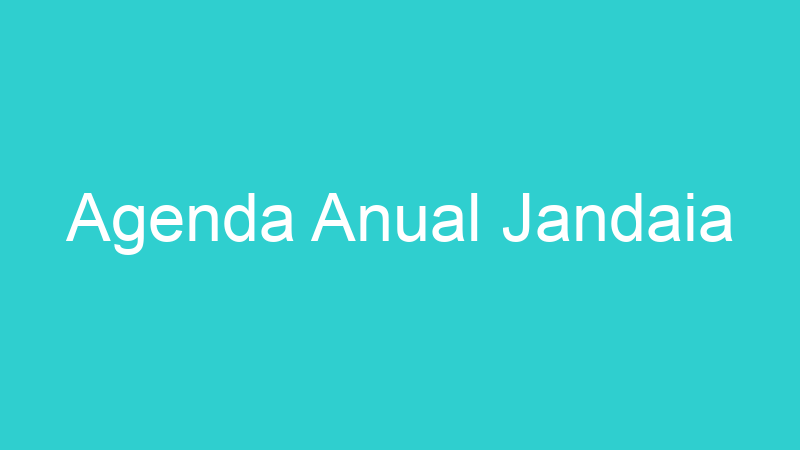 Agenda Anual Jandaia
