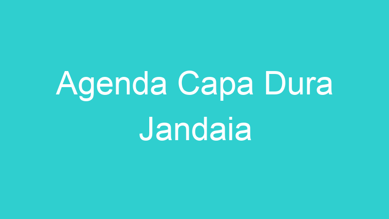Agenda Capa Dura Jandaia