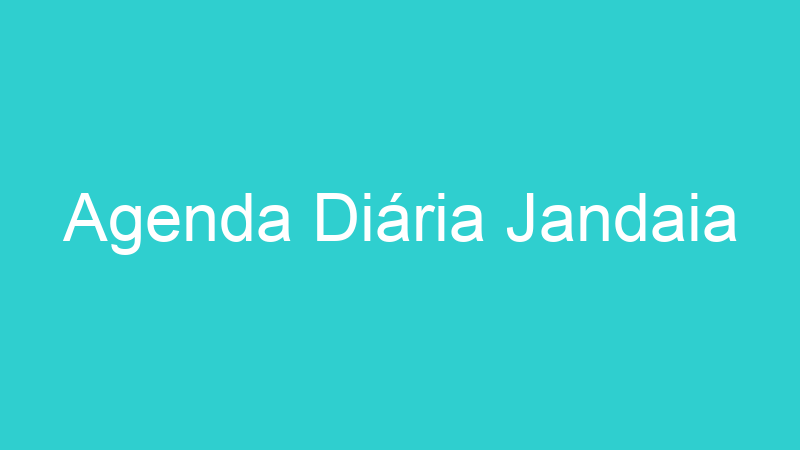 Agenda Diária Jandaia