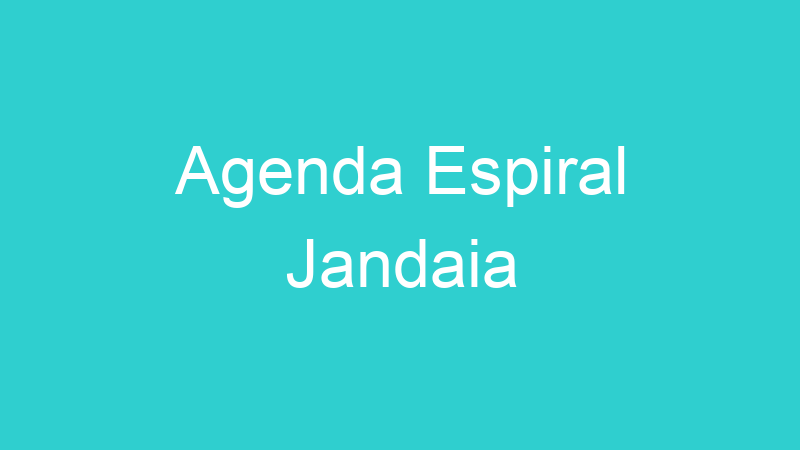 Agenda Espiral Jandaia