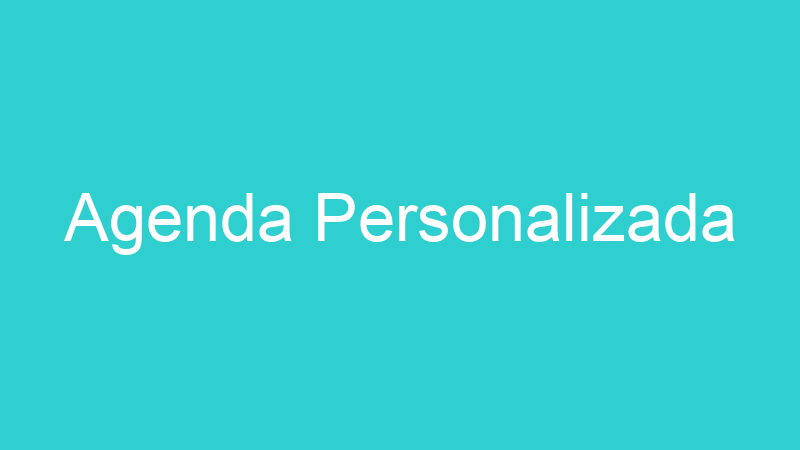 Agenda Personalizada