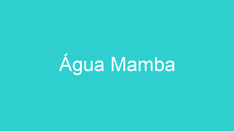 Água Mamba