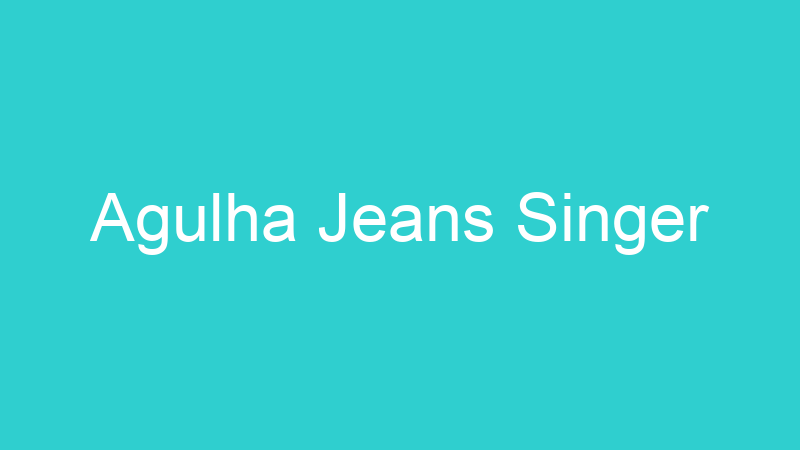 Agulha Jeans Singer
