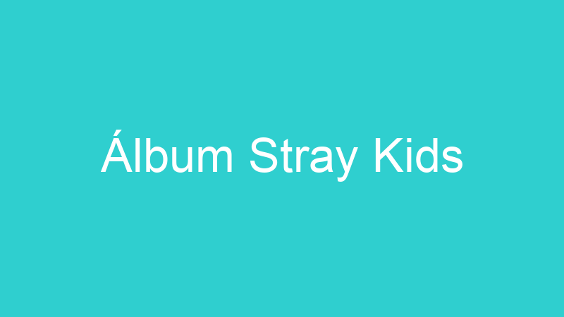 Álbum Stray Kids