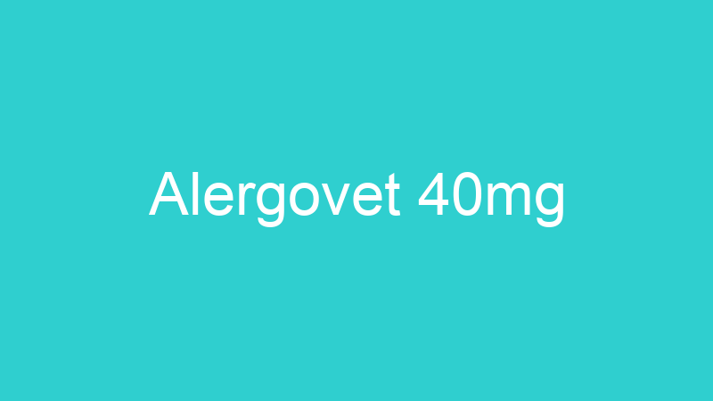 Alergovet 40mg