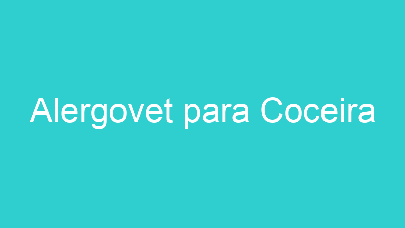 Alergovet para Coceira