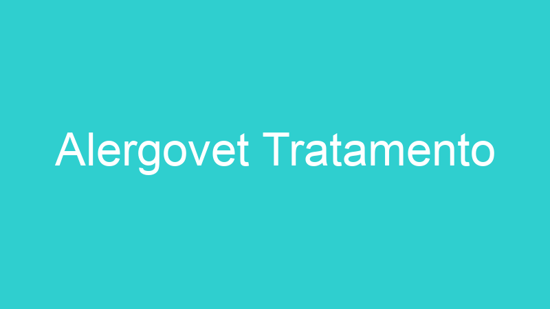 Alergovet Tratamento