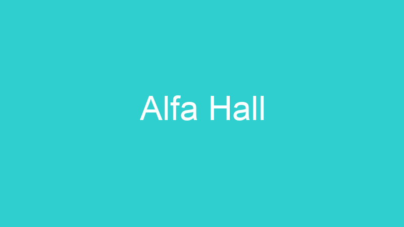 Alfa Hall