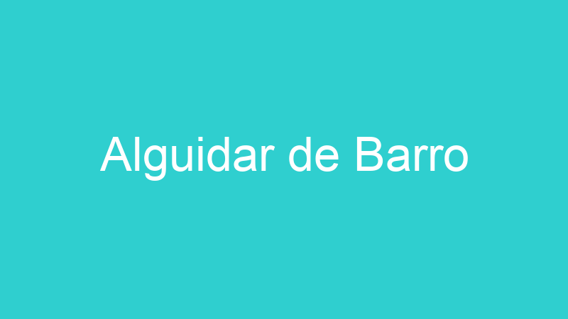 Alguidar de Barro
