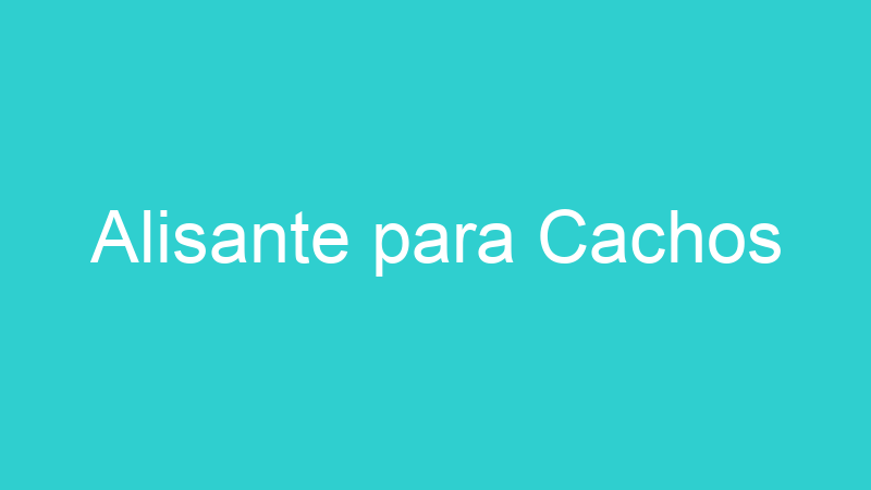 Alisante para Cachos
