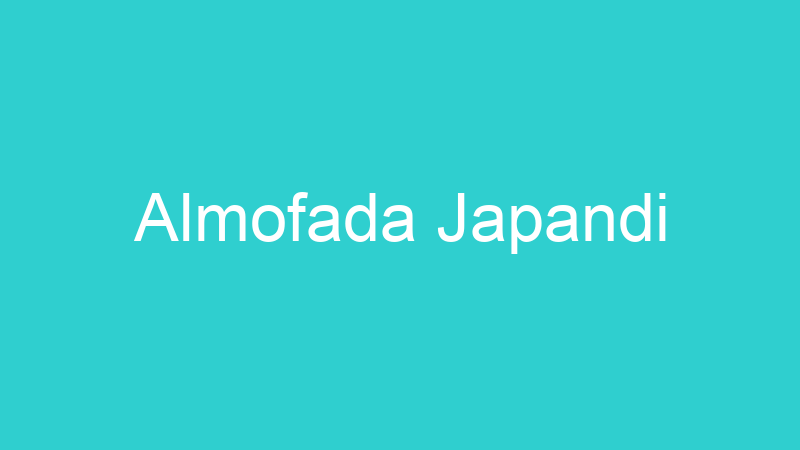 Almofada Japandi
