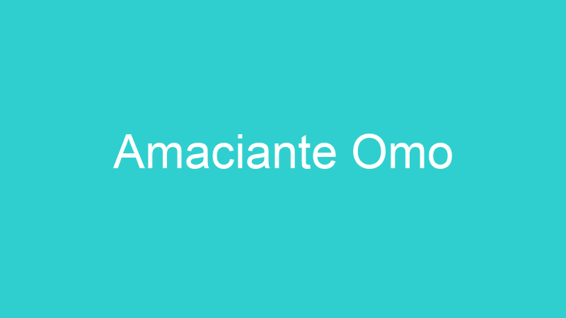 Amaciante Omo