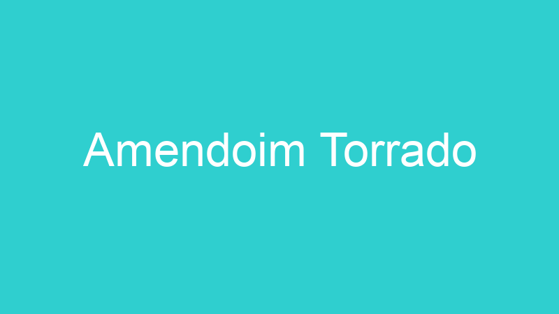 Amendoim Torrado