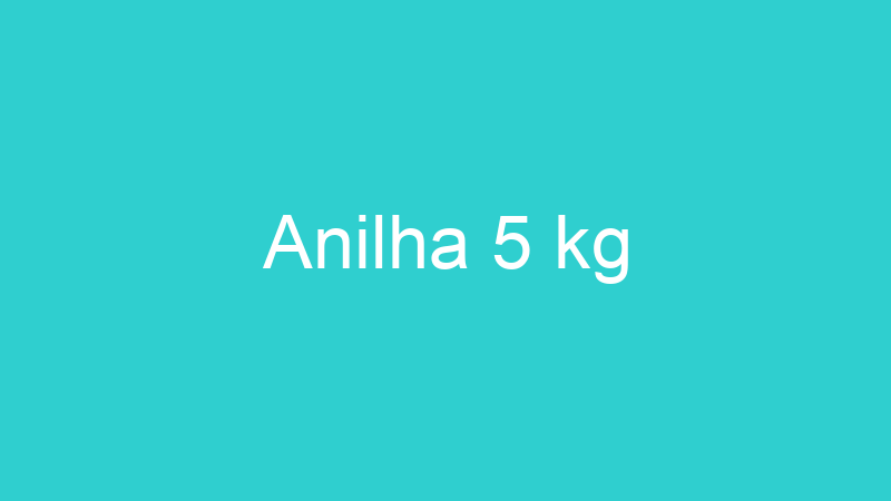 Anilha 5 kg