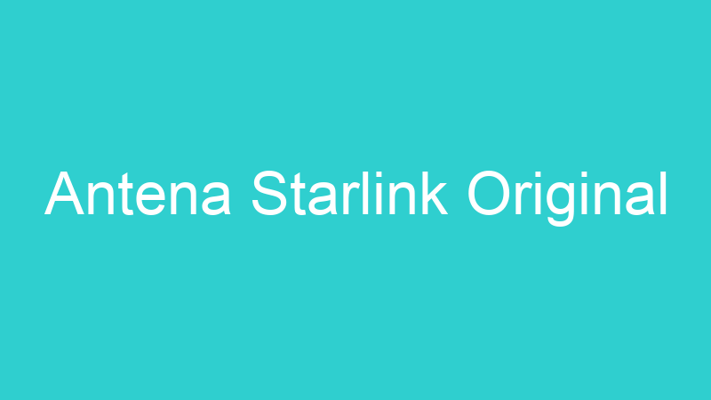 Antena Starlink Original